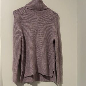 Madewell Purple Wool Blend Turtleneck Sweater Size XS
